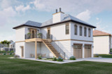 Traditional House Plan - Canterbury 14806 - Left Exterior