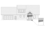 Craftsman House Plan - Hideaway Haven 61294 - Front Exterior