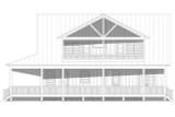 Cottage House Plan - Cascade Trails 2 88699 - Rear Exterior