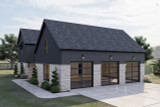 Farmhouse House Plan - Barton Creek 25902 - Right Exterior
