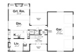 Farmhouse House Plan - Barton Creek 25902 - 1st Floor Plan