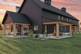Farmhouse House Plan - Cottonwood Creek 27879 - Right Exterior