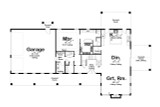 Farmhouse House Plan - Cottonwood Creek 27879 - 1st Floor Plan