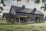 Farmhouse House Plan - Cottonwood Creek 27879 - Rear Exterior