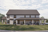 Farmhouse House Plan - Batenhorst 76129 - Front Exterior