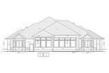 Southwest House Plan - Blecke 79087 - Rear Exterior