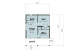 Modern House Plan - Toccoa 92891 - 1st Floor Plan