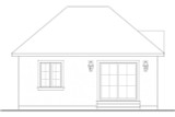 Cottage House Plan - Chauncy 48924 - Rear Exterior