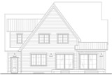 Farmhouse House Plan - Twillingate 4 84975 - Rear Exterior