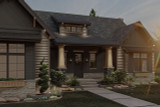 Craftsman House Plan - Elkhorn Falls 71323 - Front Exterior