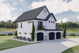 Cottage House Plan - Erskine Hills 10450 - Left Exterior