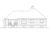 Secondary Image - Country House Plan - 88726 - Rear Exterior