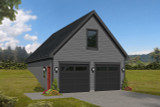 Traditional House Plan - West Jefferson Garage 73350 - Front Exterior
