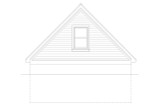 Traditional House Plan - West Jefferson Garage 73350 - Rear Exterior