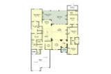 Southern House Plan - 88996 - 1st Floor Plan