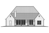 Secondary Image - Southern House Plan - 88996 - Rear Exterior