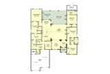 Southern House Plan - 88996 - 1st Floor Plan