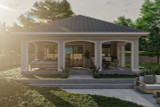 Mediterranean House Plan - Pearland 63704 - Front Exterior