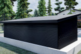Modern House Plan - Glenwood 83187 - Rear Exterior