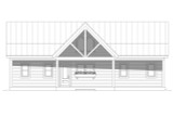 Secondary Image - Lodge Style House Plan - 88049 - Rear Exterior