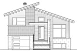 Contemporary House Plan - 21236 - Front Exterior