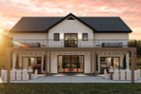 Farmhouse House Plan - Hazel 95079 - Rear Exterior