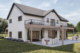 Farmhouse House Plan - Hazel 95079 - Right Exterior