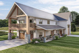 Farmhouse House Plan - Sand Springs 92020 - Front Exterior