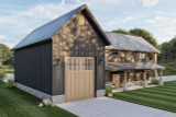 Farmhouse House Plan - Sand Springs 92020 - Right Exterior