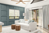Farmhouse House Plan - Sand Springs 92020 - Living Room