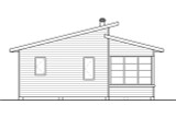 Modern House Plan - 45723 - Left Exterior