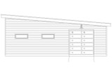 Secondary Image - Contemporary House Plan - Huntington 70905 - Right Exterior