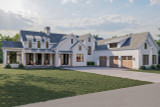 Farmhouse House Plan - Hudson 47353 - Front Exterior