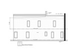 Contemporary House Plan - FC Modern Quad 84432 - Left Exterior
