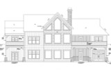Mountain Rustic House Plan - Big Dogtrot 74557 - Rear Exterior