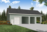 Country House Plan - Garage 64383 - Front Exterior