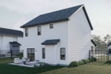 Farmhouse House Plan - Ridgehaven 25261 - Rear Exterior