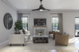 Secondary Image - Farmhouse House Plan - Ridgehaven 25261 - Great Room