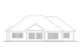 Secondary Image - Traditional House Plan - Marcus 38842 - Rear Exterior