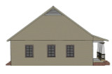 Traditional House Plan - 88613 - Left Exterior