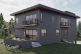Modern House Plan - Union Square 32636 - Left Exterior