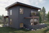 Modern House Plan - Union Square 32636 - Right Exterior