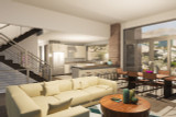 Secondary Image - Contemporary House Plan - Prickly Pear 49492 - Living Room