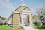 Shingle-Style House Plan - Orange Blossom 93621 - Front Exterior