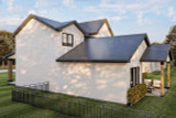 Farmhouse House Plan - Bandera Heights 70654 - Rear Exterior