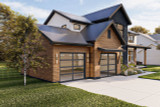Farmhouse House Plan - Bandera Heights 70654 - Left Exterior
