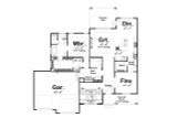 Farmhouse House Plan - Bandera Heights 70654 - 1st Floor Plan