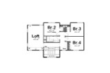 Secondary Image - Farmhouse House Plan - Bandera Heights 70654 - 2nd Floor Plan