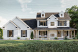 Farmhouse House Plan - Herman Farm 64620 - Front Exterior