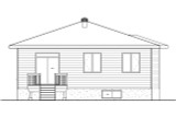 Secondary Image - Cottage House Plan - 56093 - Rear Exterior